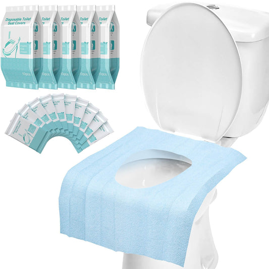 Set 10 bucati - Protectie de unica folosinta pentru vasul WC