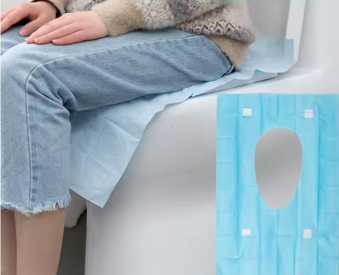 Set 10 bucati - Protectie de unica folosinta pentru vasul WC